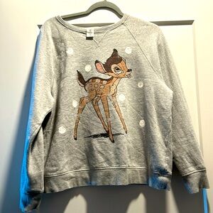 Grey Bambi sweater